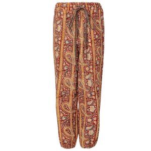 Alix of Bohemia Saturday Pasha Paisley Cotton Jogger Pants XS Boho Festival